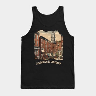 RETRO CITY BALTIMORE DESIGN Tank Top